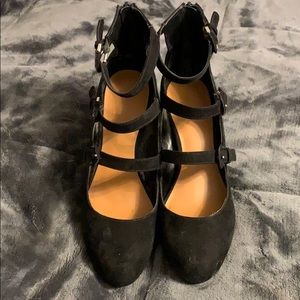 Strappy Block Heels